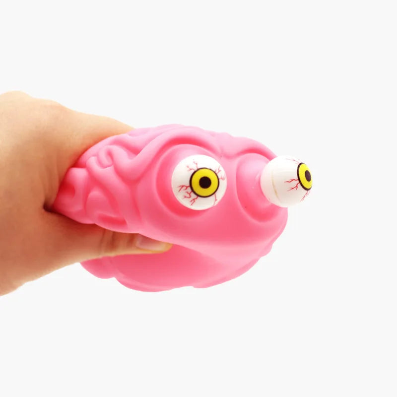 Anti Stress Flippy Brain Squishy Eye Popping Squeeze Fidget Toy | Stress Relief for Kids and Adults