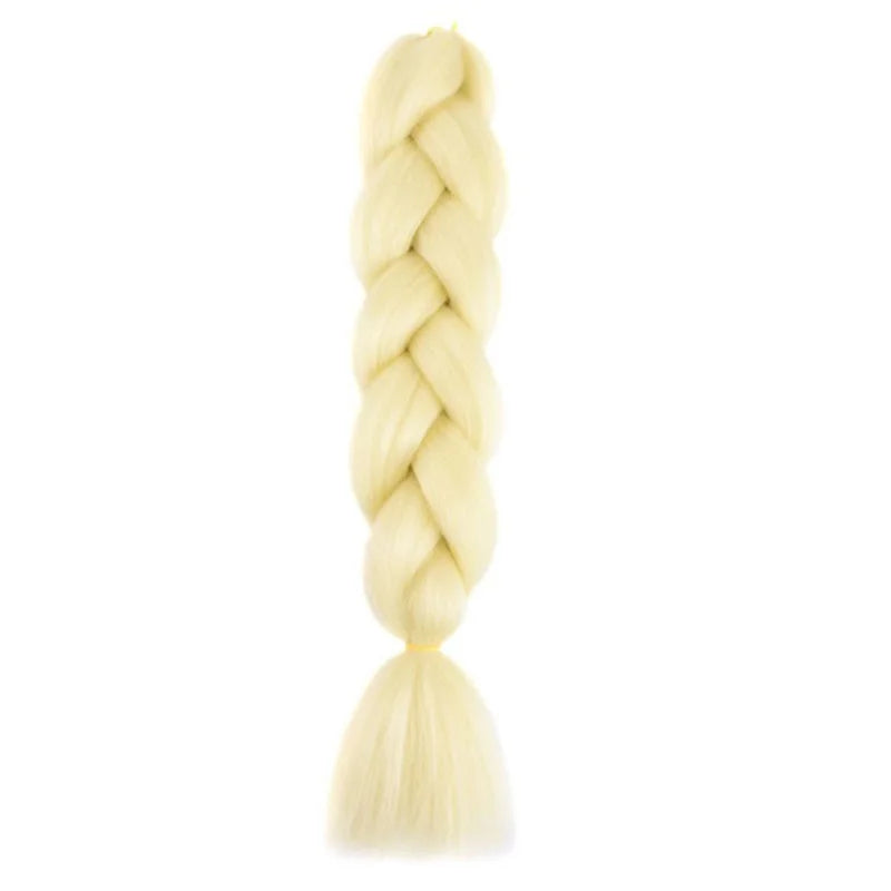 24-Inch Jumbo Box Braiding Hair Extensions | Yaki Straight Synthetic Dreadlocks