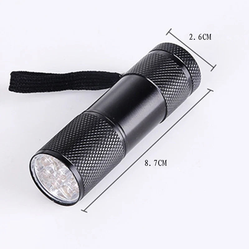 UV Flashlight 395nm Black Light | Mini UV Torch for Resin Curing and Stain Detection