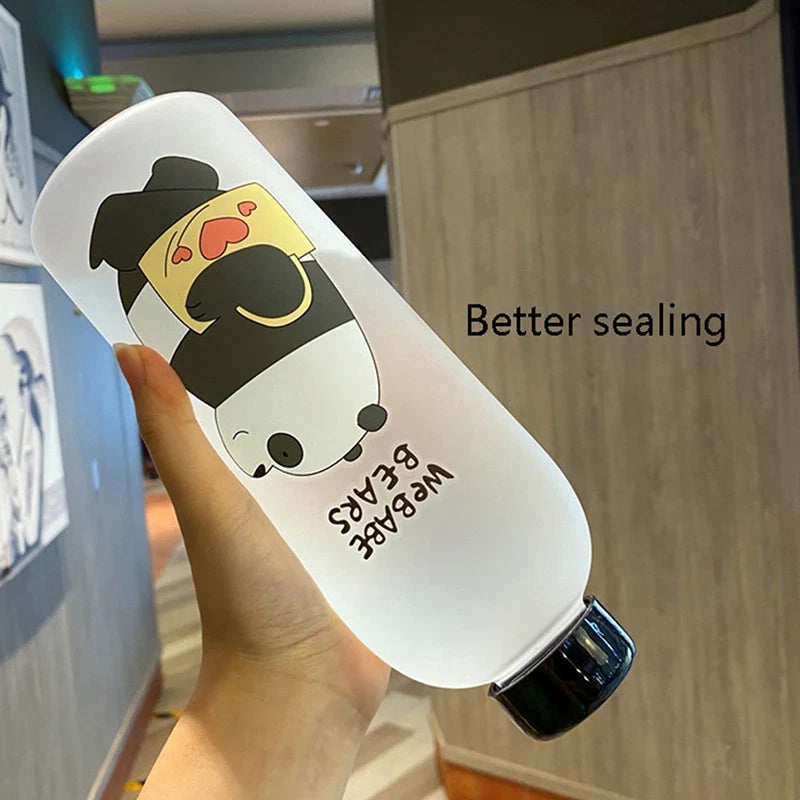 1000ml Panda Water Bottle | Leak-Proof Reusable Drinkware