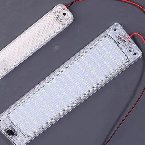 12V-85V LED Interior Light Bar Strip with Switch | 36/108 LED Car Interior Lamp for Truck, RV, Camper, Bus, Motorhome, Boat Roof Light