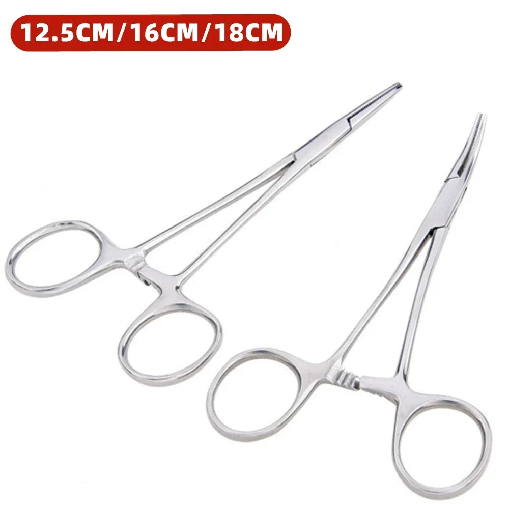 Stainless Steel Hemostatic Forceps | Locking Clamp Tool for Surgery and Crafts