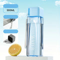 Portable Square Plastic Water Cup | Leak Proof Sports Bottle with Drawstring