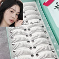 Anime Style False Eyelashes 10 Pairs | 11mm C-Shaped Curled DIY Strip Lashes
