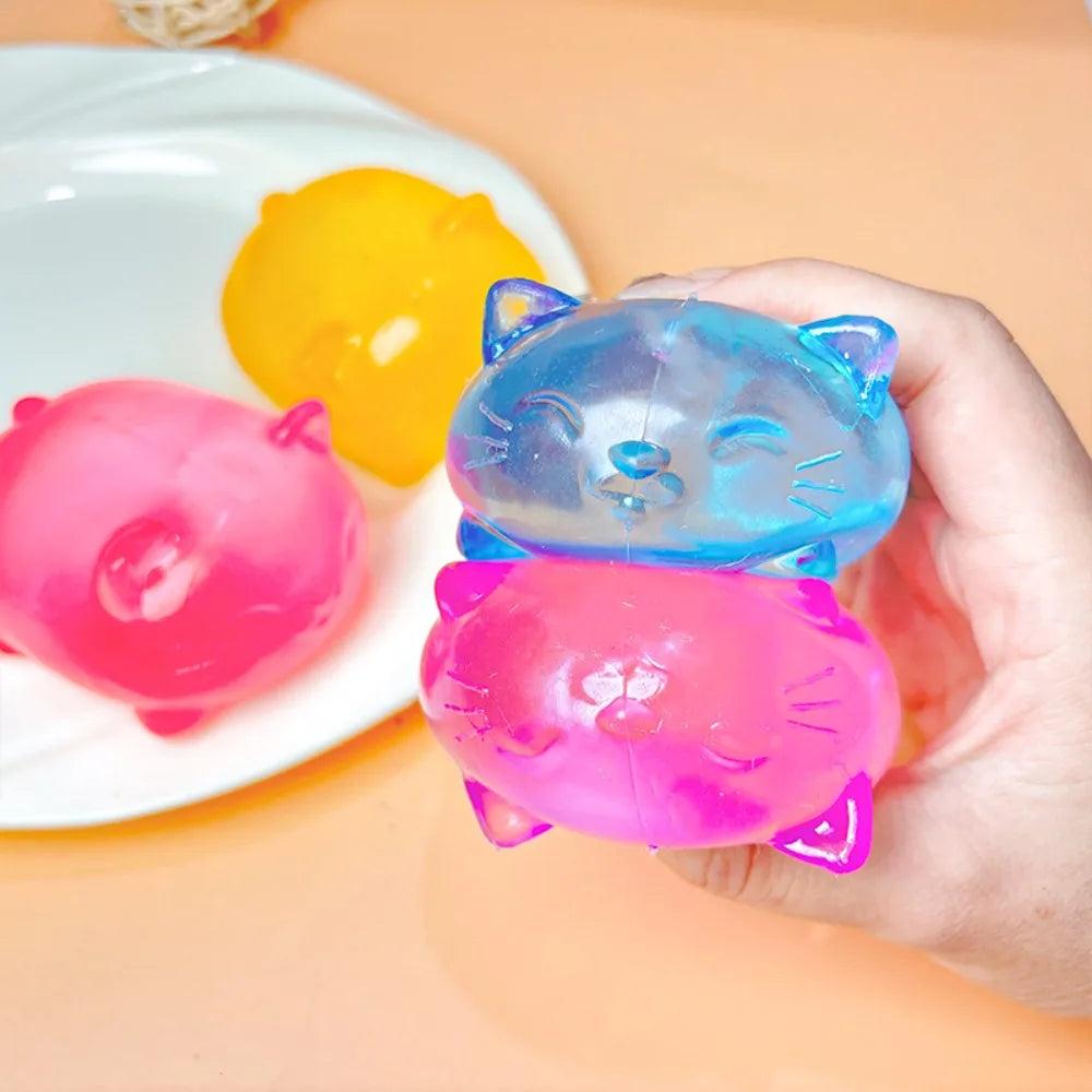Mini Cute Cat Maltose Squishy Toys | Slow Rise Stress Relief Ball