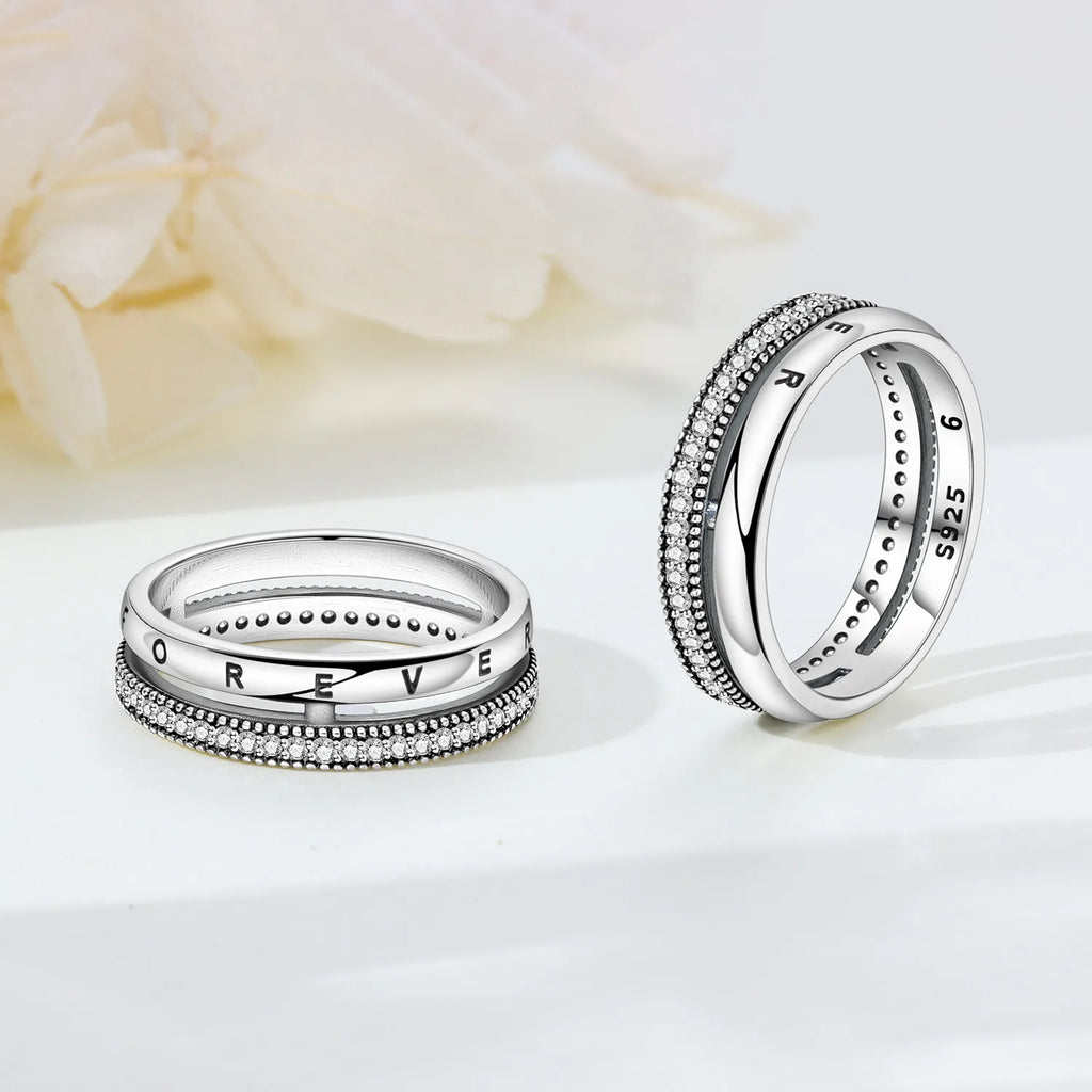 S925 Sterling Silver Forever Ring | Eternal Closed Ring for Women