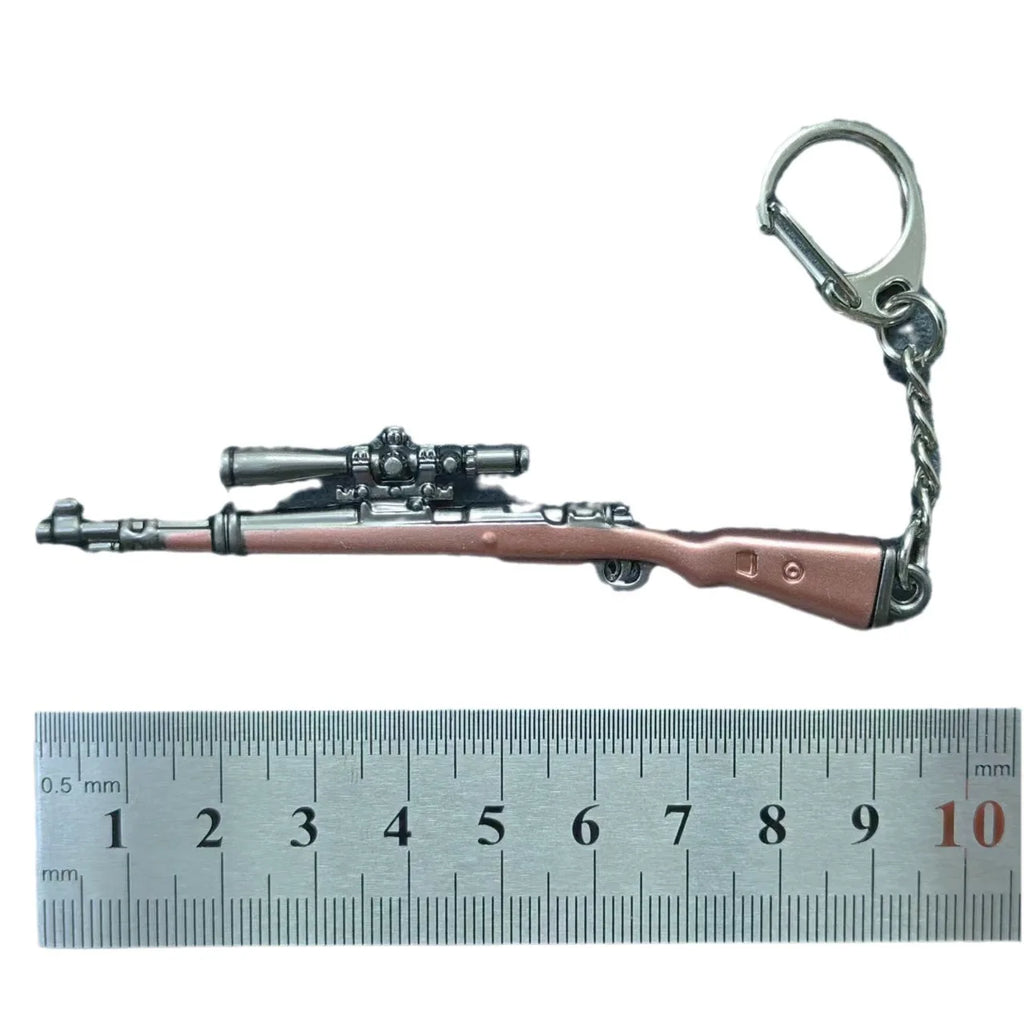 Mini Keychain Pendant 98k Alloy Gun Model | PUBG Battlefield Gift for Men