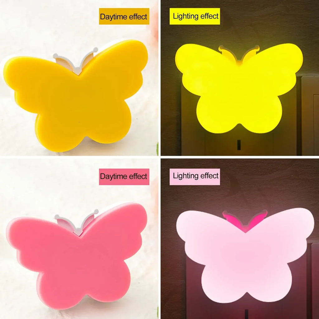 Butterfly LED Night Light | Smart Sensor Plug-in Room Decor
