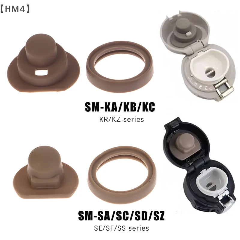 Universal Parts for Zojirushi Thermal Mug SM-SA SM-KA Lid Seal Ring Set | Anti-Leak Replacement Gasket Kit