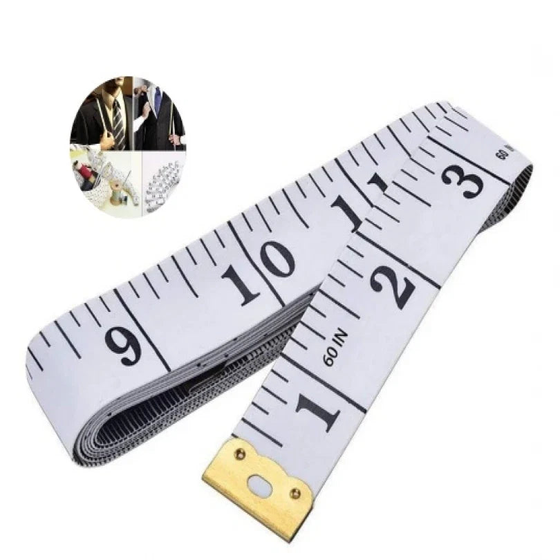 Fiberglass Tape Measure 2m | Soft Sewing Ruler with Dual Scale