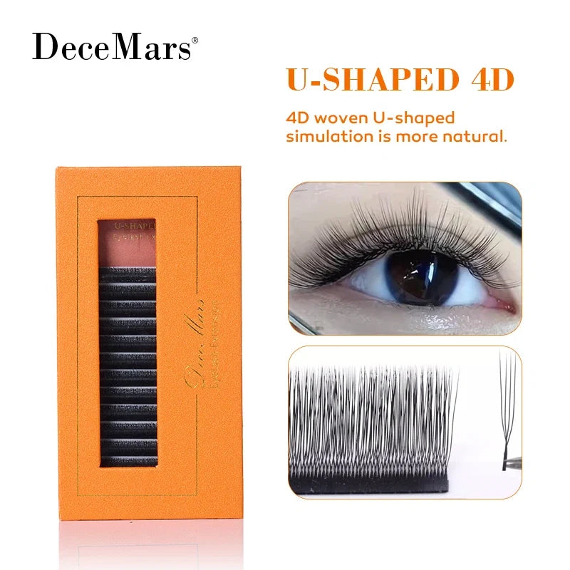 U-Shape 4D Eyelash Extension Tray | Natural Salon-Grade Lashes