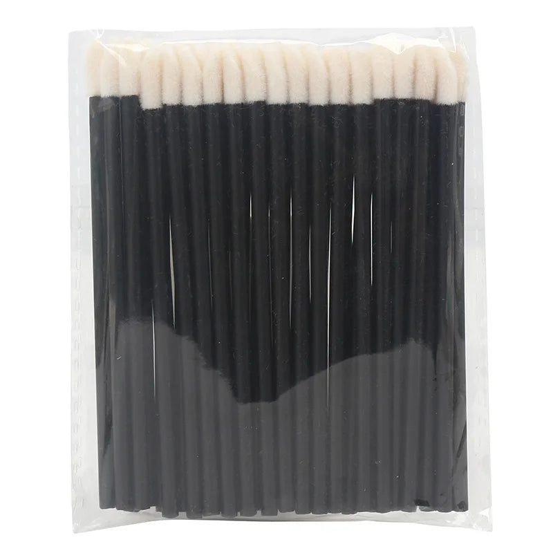 Kekelala 50Pcs Disposable Lip Brushes | Multi-Use Makeup Applicators for Lip Gloss and Eyelash Extensions