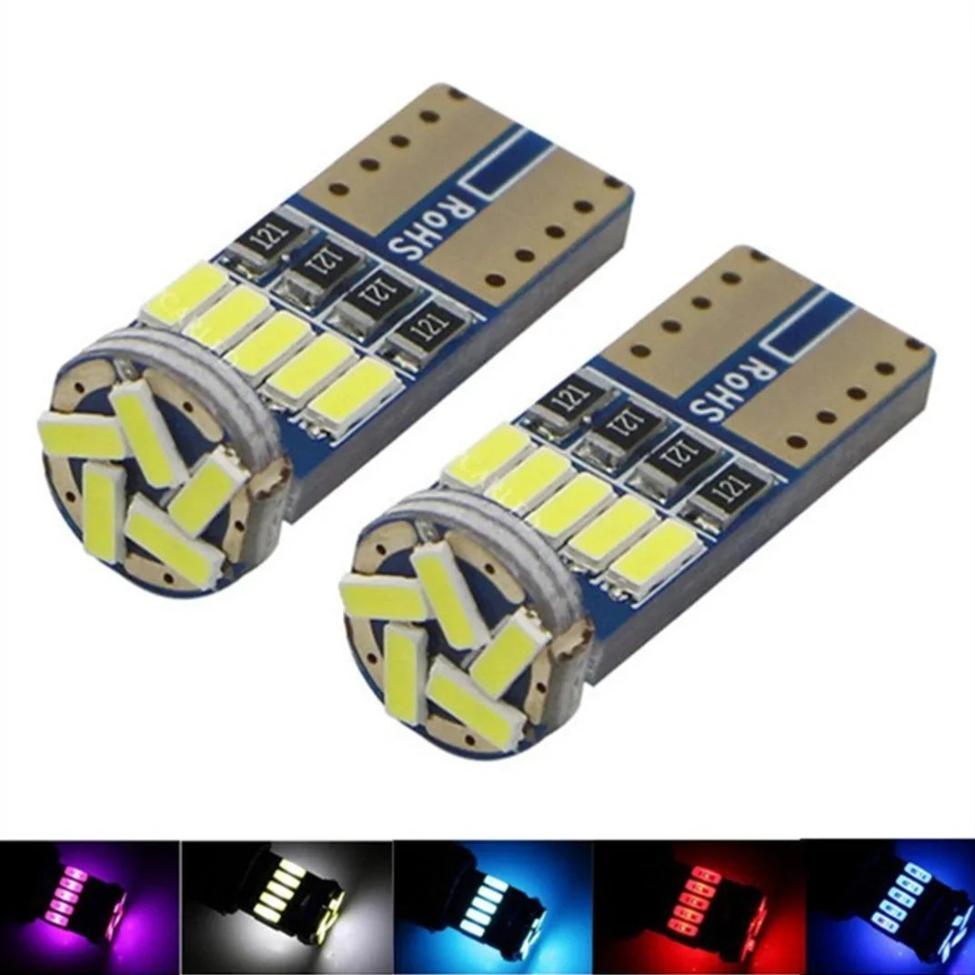 T10 W5W 4014 15SMD LED Canbus Bulbs | High Power 6000K White No Error