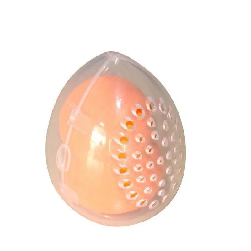 Clear Makeup Sponge Case | Transparent Beauty Blender Holder for Travel