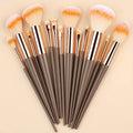 13-Piece Makeup Brush Set | Complete Eye Shadow, Concealer & Powder Brush Kit