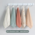 Soft Cotton Gauze Baby Towel Set | Newborn Muslin Handkerchief for Bath and Face