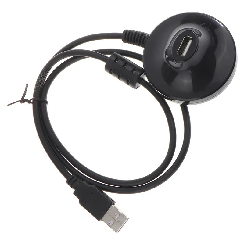 USB 2.0 Extender Cable with Docking Base | Male to Female Adapter for Laptop and Peripherals