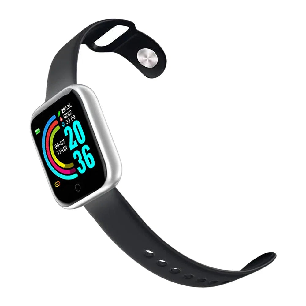 Bluetooth Smartwatch for Men Women | Fitness Tracker with Phone Control