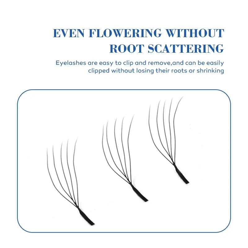 DeceMars U-Shaped 5D Eyelash Extensions | 12 Lines Per Tray