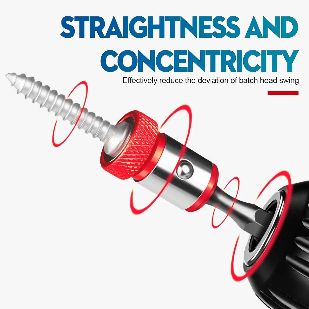 Magnetic Screw Ring | Powerful Bit Holder for 1/4 Inch Screwdrivers