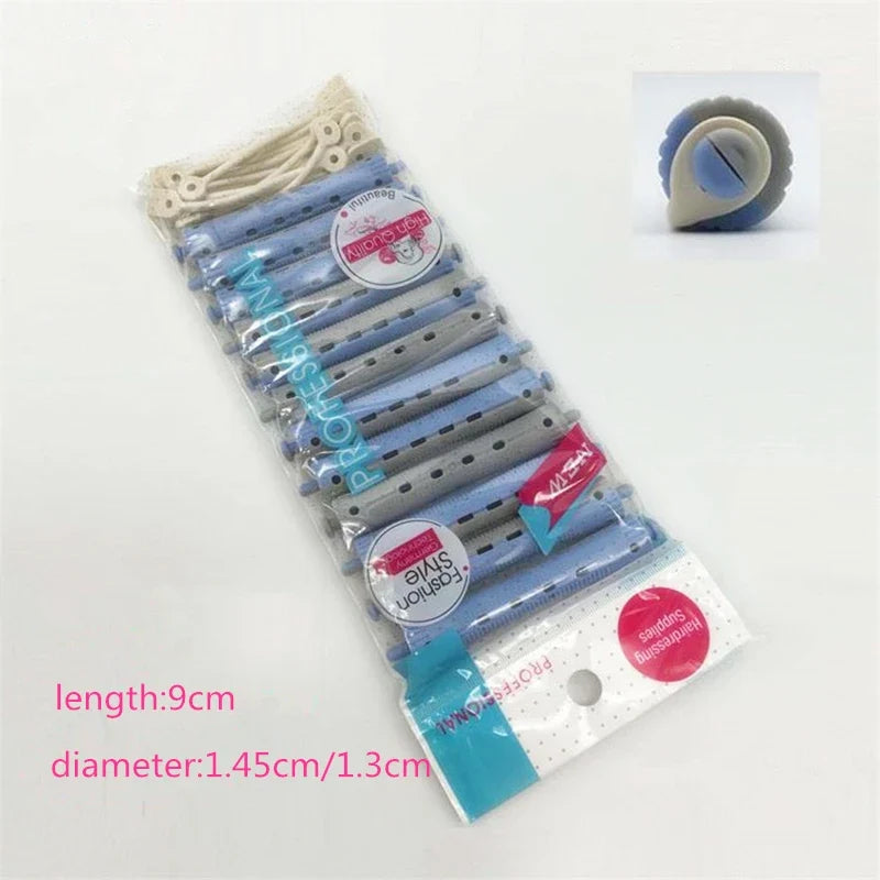 12pcs Heatless Hair Curler Set | No Heat Soft Flexi Rods for Natural Curls