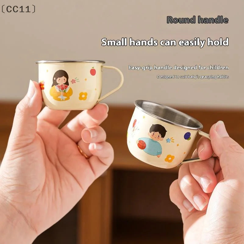 80/220ml Stainless Steel Kids Water Cup | Anti-Scalding Mini Mug