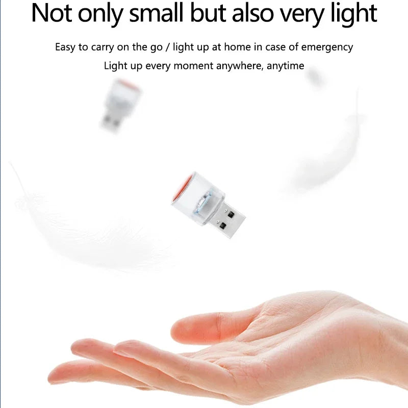 Mini USB RGB Night Light | Interior Ambient LED Decorative Lamp