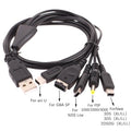 5-in-1 USB Game Charger Cable for 3DS, PSP, Wii U | Fast Charging Cord