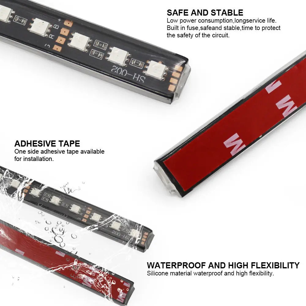 12V Car Interior LED Ambient Light | Plug and Play Cigarette Lighter Decorative Kit