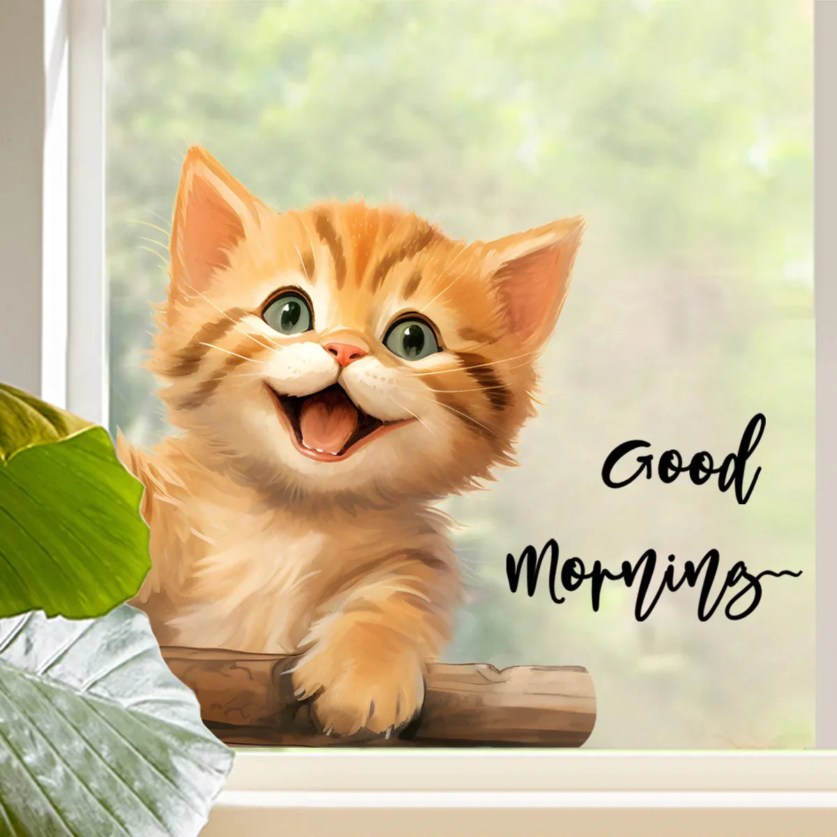 Cute Cat Wall Stickers | Peel and Stick Kitten Decals for Home Decor