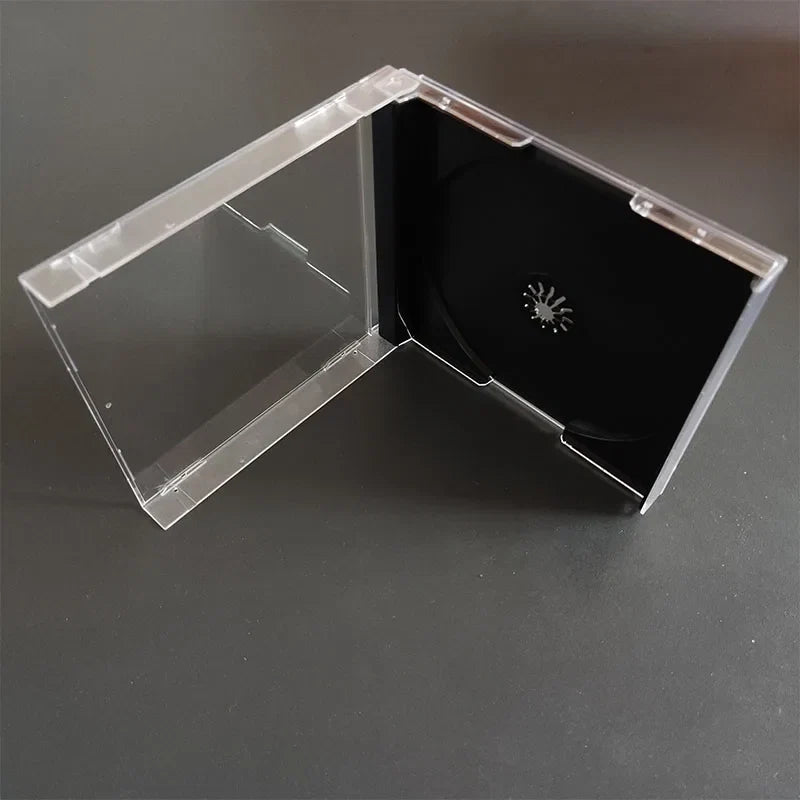 Clear PS1 Game Disc Storage Case | Transparent Single Disc Holder Bracket Box