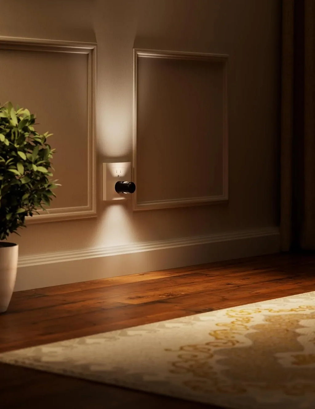 Mini LED Night Light with Twilight Sensor | Plug-In Wall Socket Lamp for Kids Room