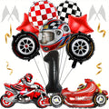 12pcs Racing Car Balloon Birthday Set | Party Decor for Boys