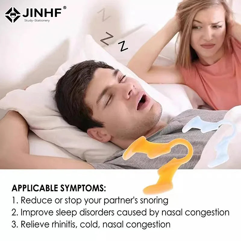 Soft Anti Snoring Nasal Dilator | Sleep Aid Nose Clip for Better Breathing