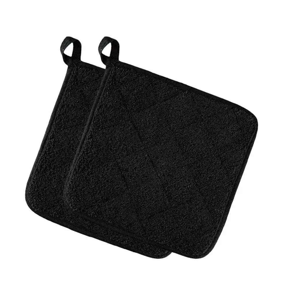 Thickened Cotton Square Placemat | Heat Resistant Table Mat for Dining Table