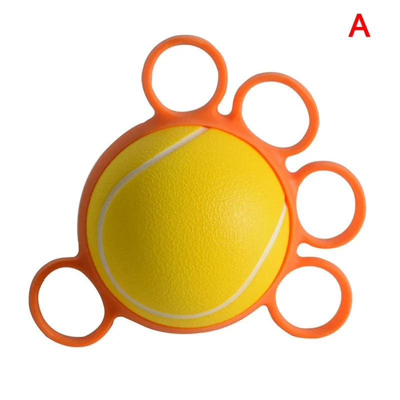 Hand Therapy Ball | Finger Exercise Grip Strength Trainer for Rehabilitation, Arthritis, Elderly, Stress Relief & Muscle Recovery