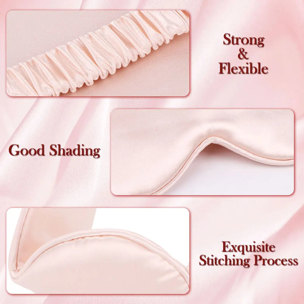 Imitated Silk Sleep Eye Mask | Soft Light Blocking Travel Eyeshade