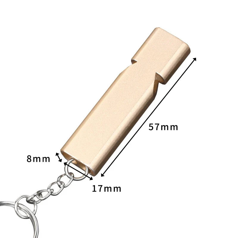 Outdoor Survival Whistle | High Decibel Aluminum Alloy Rescue Tool
