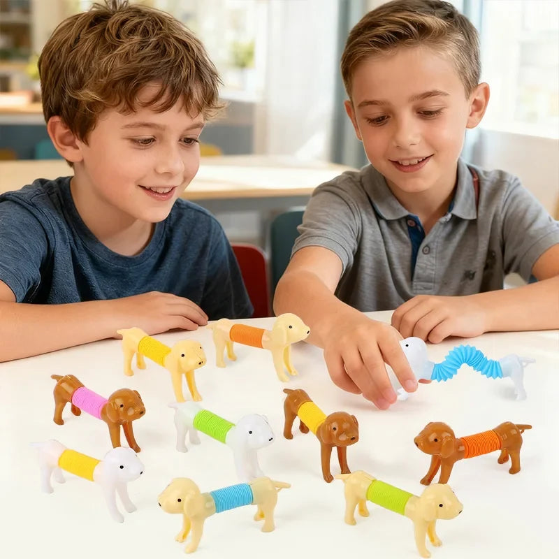 Colorful Stretchable Pop Tubes | 12/24 Pack Party Favors