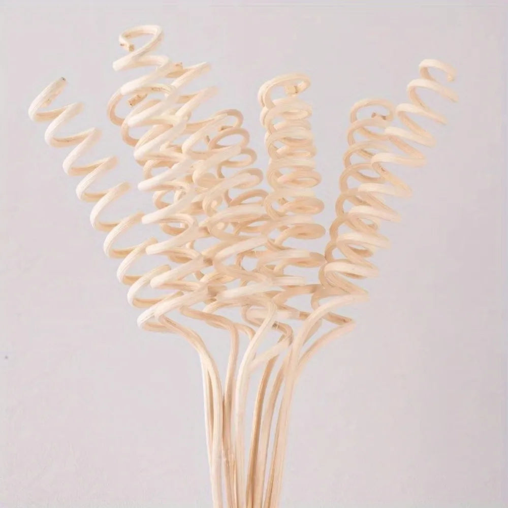 10Pcs Plant Curved Rattan Sticks | Reed Diffuser Replacement Sticks for Home Fragrance
