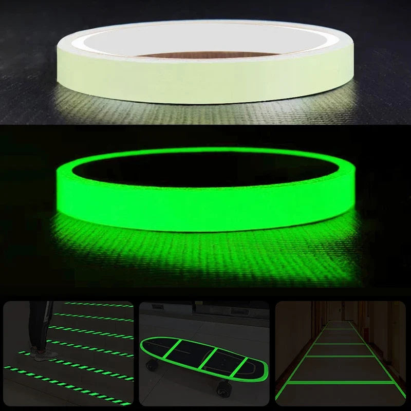 Glow-in-the-dark Tape | Self-adhesive Luminous Safety Warning Tape