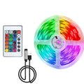 5V LED Strip Light 1-5M RGB with USB and 24 Key Remote | Color Changing Decorative Lighting