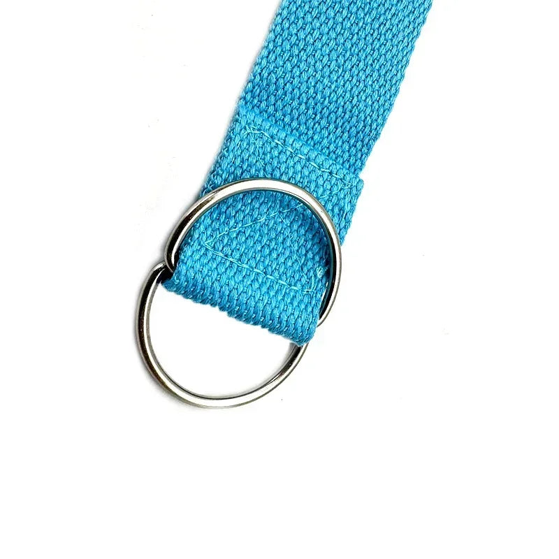 Yoga Strap with D Ring Buckle | Adjustable Stretching Belt for Flexibility