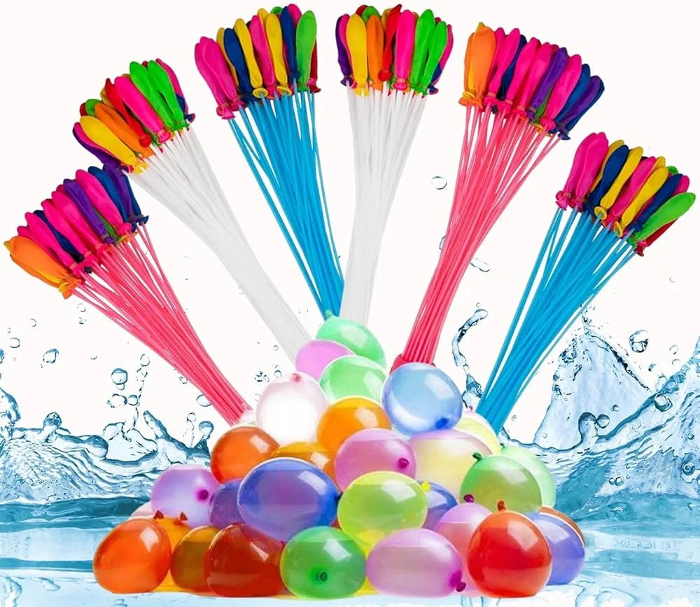 Automatic Fill Water Balloons 111Pcs | Rapid Self-Sealing Water Bombs for Outdoor Summer Fun