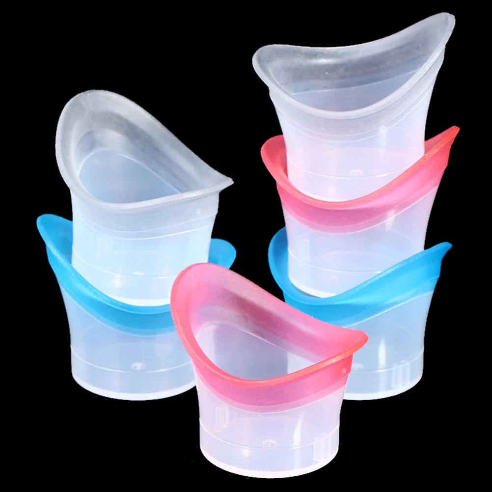2pcs Silicone Eyewash Cup | Soft Reusable Eye Bath Cup for All Ages