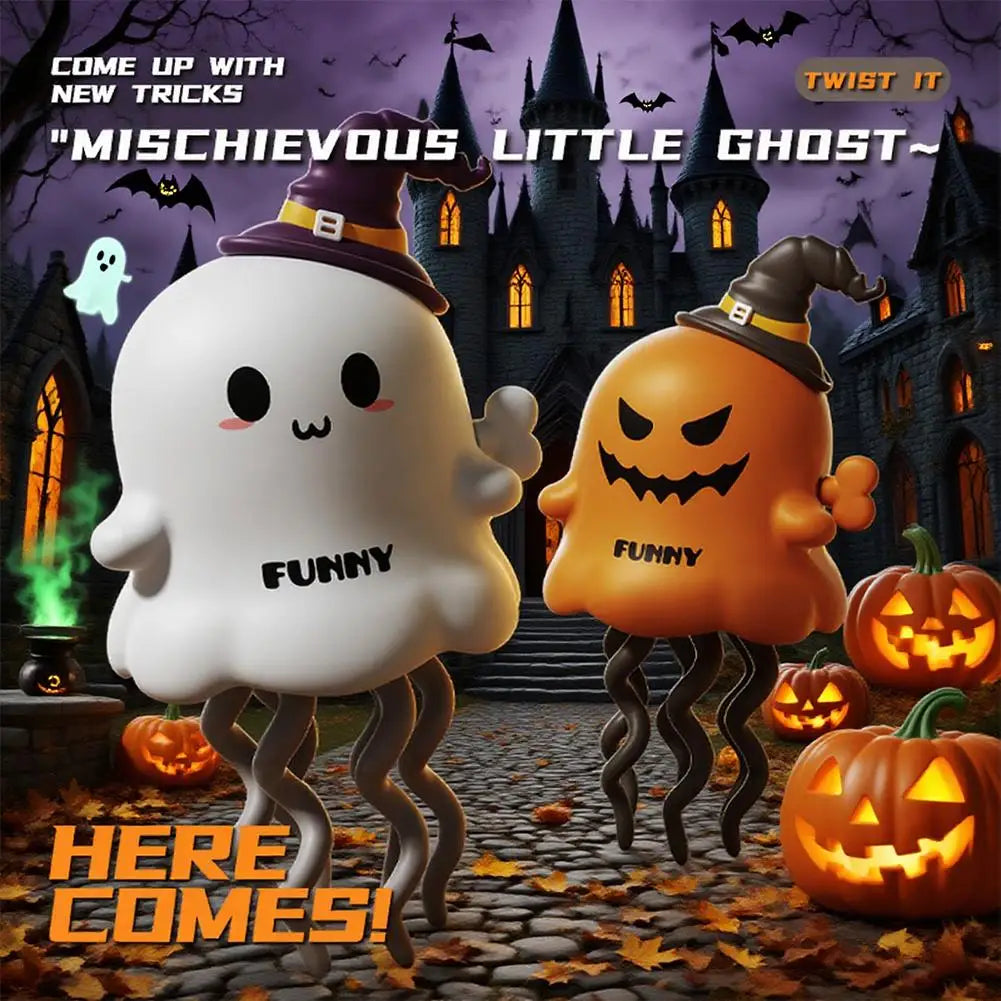 Mini Wind-Up Dancing Ghost Toy | Halloween Christmas Party Favor