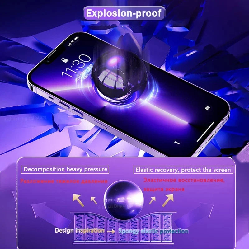 4Pcs Full Cover HD Hydrogel Film For iPhone 14 11 15 12 13 Pro Max 7 8 14 Plus Screen Protector iPhone 13 12 Mini X XR XS MAX SE