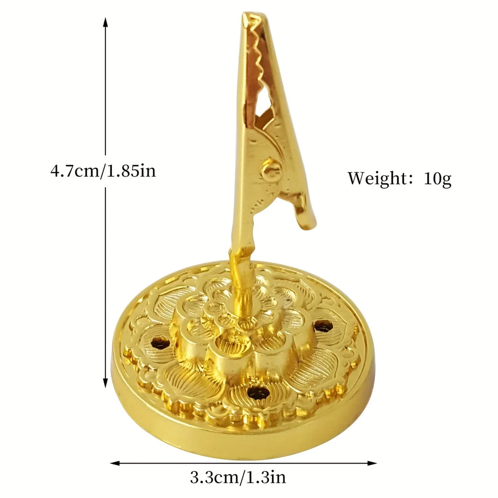 Mini Lotus Flower Incense Burner | Incense Coil Holder and Stick Holder for Home Decor
