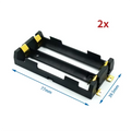 18650 Battery Holder Box | 1x 2x 4x 18650 SMT Battery Storage Case with Bronze Pins