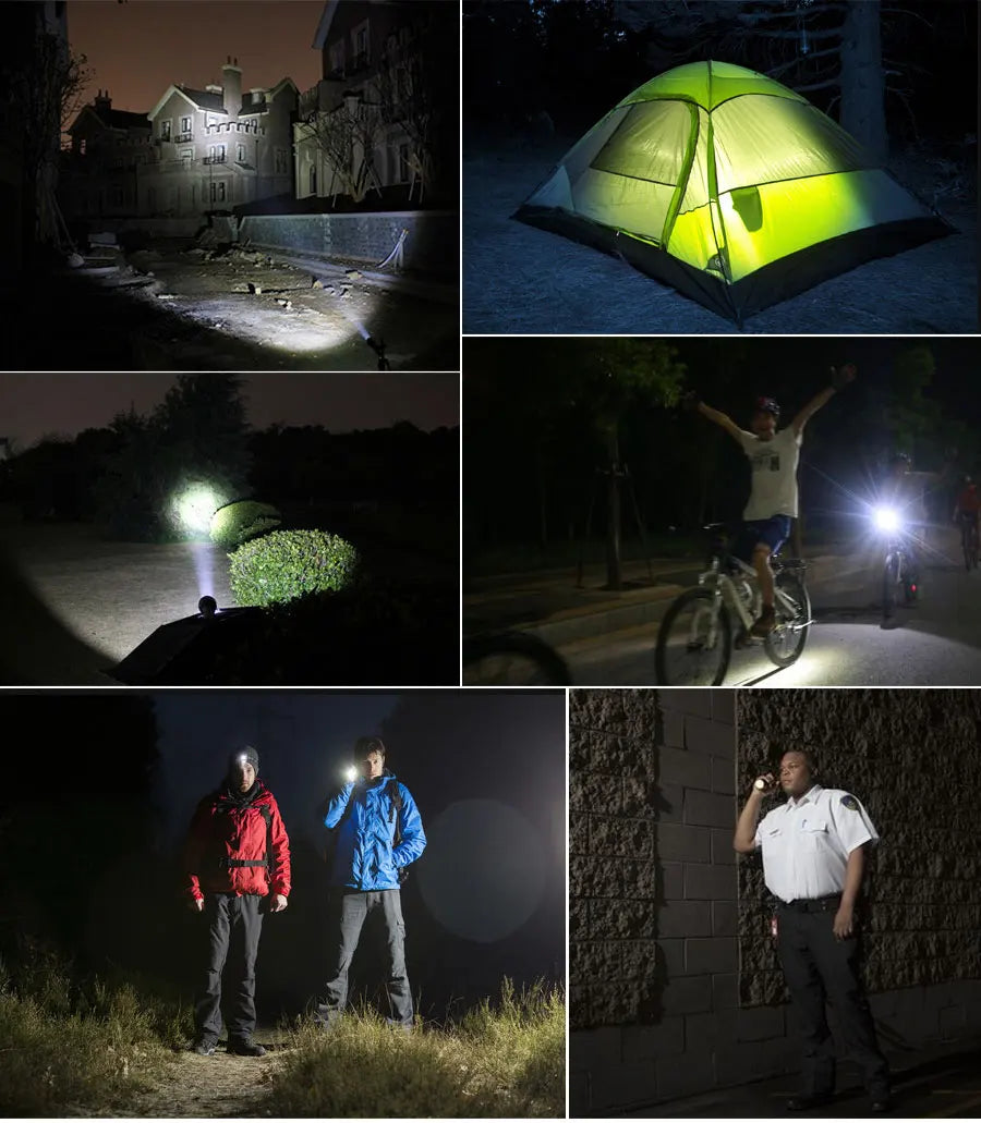 High Power LED Flashlight | Zoomable Aluminum Alloy Camping Torch